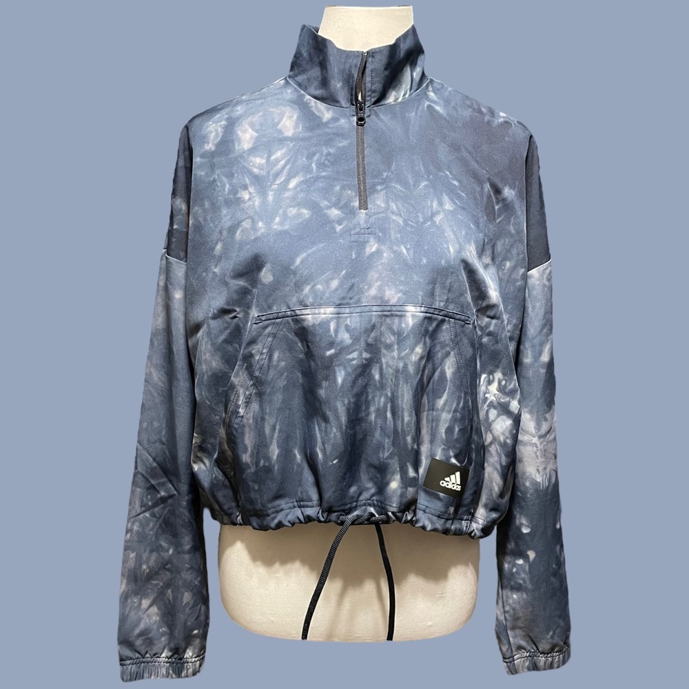 Adidas Cute Cropped Windbreaker!